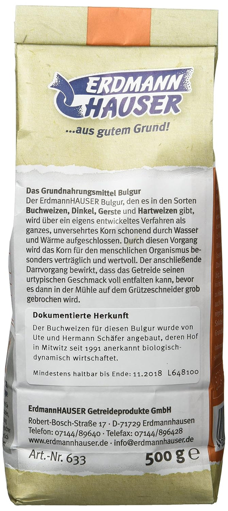 Bulgur de hrișcă organic, pachet de 6 (6 x 500 g)