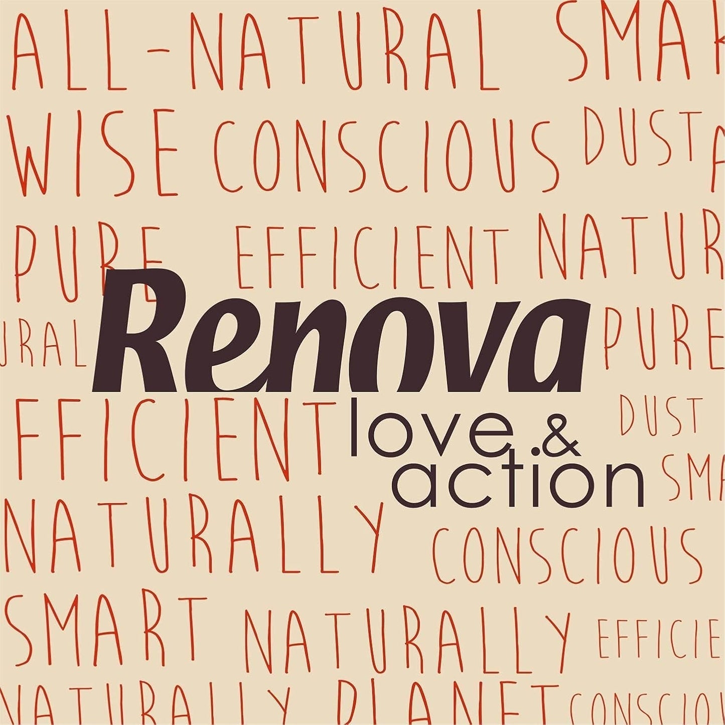 Hârtie igienică Renova Love & Action, Beiger Pachet 9 X 12 Rollos-: 108