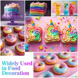 Sclipici comestibil - 6G colorant alimentar pudră pentru ciocolată, căpșuni, brioșe, prăjituri, fondant (violet)
