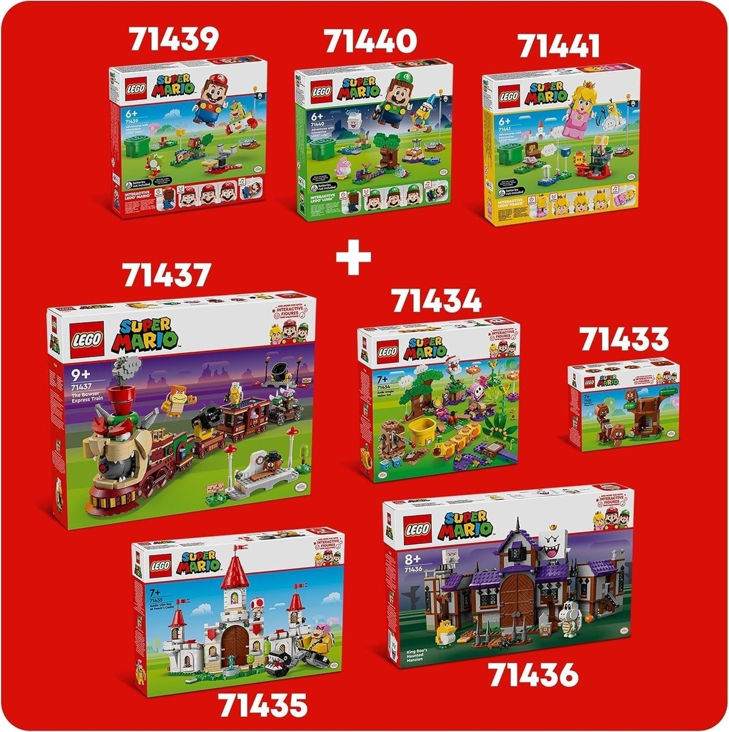 LEGO Super Mario Adventures With Interactive Peach, Playset pentru copii cu Yellow Toad, cadou Nintendo pentru băieți, fete și toți jucătorii de la 6 ani 71441 Seturi de constructie Besuche den LEGO-Store