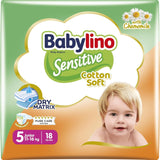 Scutece pentru bebeluși Sensitive, mărimea 1, nou-născuți (2-5 kg), 26 bucăți