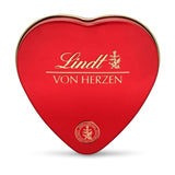 Lindt Ciocolată din Inimă | 30 g | 6 praline în varietățile Marc de Champagne, Coeur à l'Orange, Ciocolată cu Lapte Crocantă, Marțipan cu Portocale într-o frumoasă cutie în formă de inimă | Cadou de ciocolată | Cadou de ciocolată