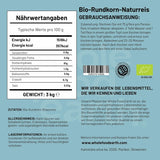 Orez brun cu bob scurt organic Wholefood Earth 3 kg, fără OMG, sursă vegană de fibre, provenit din agricultură organică controlată