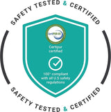 Rulou pentru gât Milliard Visco foam cu husă lavabilă, certificat Oeko-Tex, duritate medie, 10X43 cm, perfect pentru alergici, pernă de călătorie, pernă rotundă pentru gât, rulou de poziționare, rulou pentru genunchi Perne ortopedice cervicale Naty Shop
