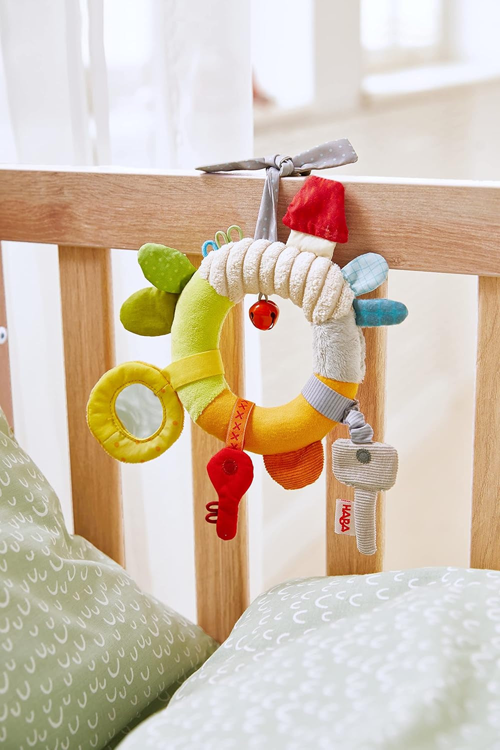 HABA 306453 - Figura suspendată Primul mănunchi de chei, figuri mobile și suspendate de la 6 luni Jucarii Bebe Naty Shop