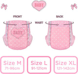 Scutece imprimate pentru adulți, 5500-5800 ml, pachet de 2 - Blushing Baby (M)