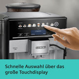Espressor automat Siemens EQ.6 plus s700 TE657503DE, pentru multe specialități de cafea, spumator de lapte, râșniță ceramică, funcție dublă de cafea, anticalcar, curățare automată cu abur, 1500 W, oțel inoxidabil