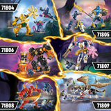 LEGO NINJAGO Arin's Battle Mech, jucărie Ninja pentru copii cu vârsta de peste 4 ani Cu figuri Incl. Arin cu mini katana, figurine de acțiune și mech-uri, cadou mic pentru băieți și fete 71804 Seturi de constructie Besuche den LEGO-Store