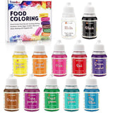 Set 12 coloranti alimentari lichizi, 10 ml Naty Shop Default Title