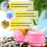 Kicofood, glitter comestibil, 5 grame, diverse culori Glitter Naty Shop