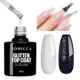 TOMICCA Clear Blooming Gel Nagellack, UV LED Spreading Nagellack Für Nageldesign, Marmor, Aquarell Blüten Nail Art Polish 8Ml