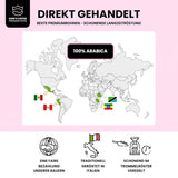 KING'S COFFEE - EDIȚIE ALBĂ - amestec ușor 100% Arabica din Etiopia, Mexic, Peru și Tanzania - prăjire în loturi mici în Italia - boabe de espresso întregi pentru aparate portafilter - 1 kg