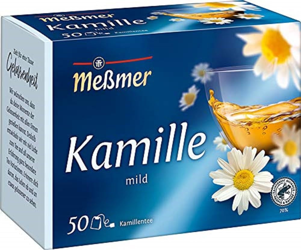 Meßmer Amestec de urzică | 25 | Pliculețe de ceai | Vegan | Fără gluten | Fără lactoză