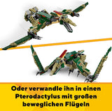LEGO Creator T.Rex, Dino 3-in-1 pentru transformare în Triceratops sau Pterodactil, model de dinozaur mobil pentru copii, cadou pentru băieți și fete 31151 Seturi de constructie Besuche den LEGO-Store