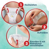 Scutece Pampers Harmony Pants mărimea 4, 168 scutece, 9 kg - 15 kg, protecție delicată a pielii și confort la 360°