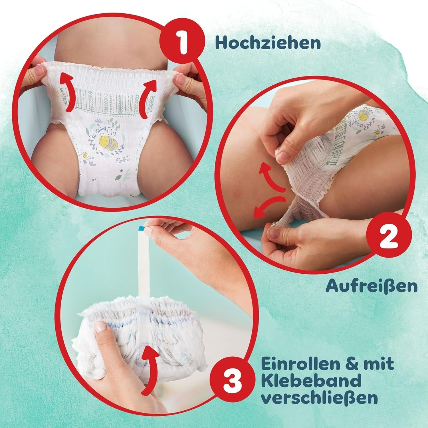 Scutece Pampers Harmony Pants mărimea 4, 168 scutece, 9 kg - 15 kg, protecție delicată a pielii și confort la 360°