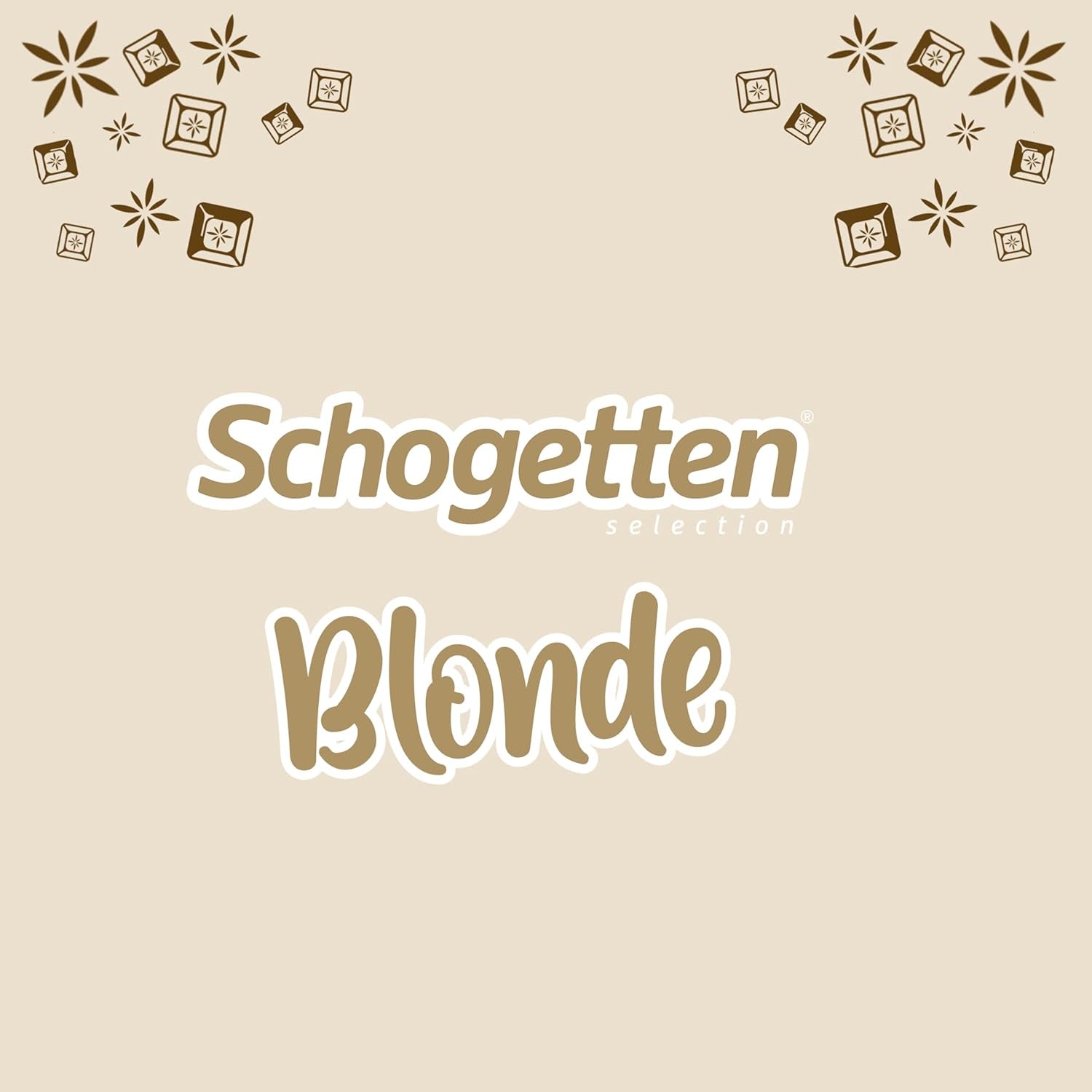 Schogetten Blonde Pure I ciocolată albă cu caramel I 100 g I porționat individual (pachet de 2)