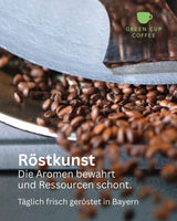 Cafea - Aricha I 100% Arabica I Boabe de cafea 250g I Ideală pentru aparate de cafea automate, cafea cu filtru și presă franceză cu arome fructate I prăjire ușoară