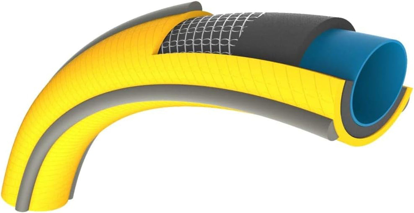 HOZELOCK - Furtun Tricoflex Ultraflex Ø 12,5 mm (1/2") 10 M: Furtun flexibil de grădină, rezistent la intemperii, anti-răsucire și anti-torsiune, fabricat din 40% PVC reciclat [117000]