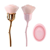 2 Blumen-Make-Up-Pinsel, 1 Waschschüssel, Nail-Art-Staubpinsel, Foundation-Make-Up-Pinsel, Nail-Art-Make-Up-Pinsel-Zubehör