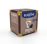 Caffè Borbone Don Carlo Dek Entkoffeinierte Kaffeemischung - 50 Kapseln - Kompatibel mit Lavazza®* A Modo Mio®* Haushalts-Espressomaschinen