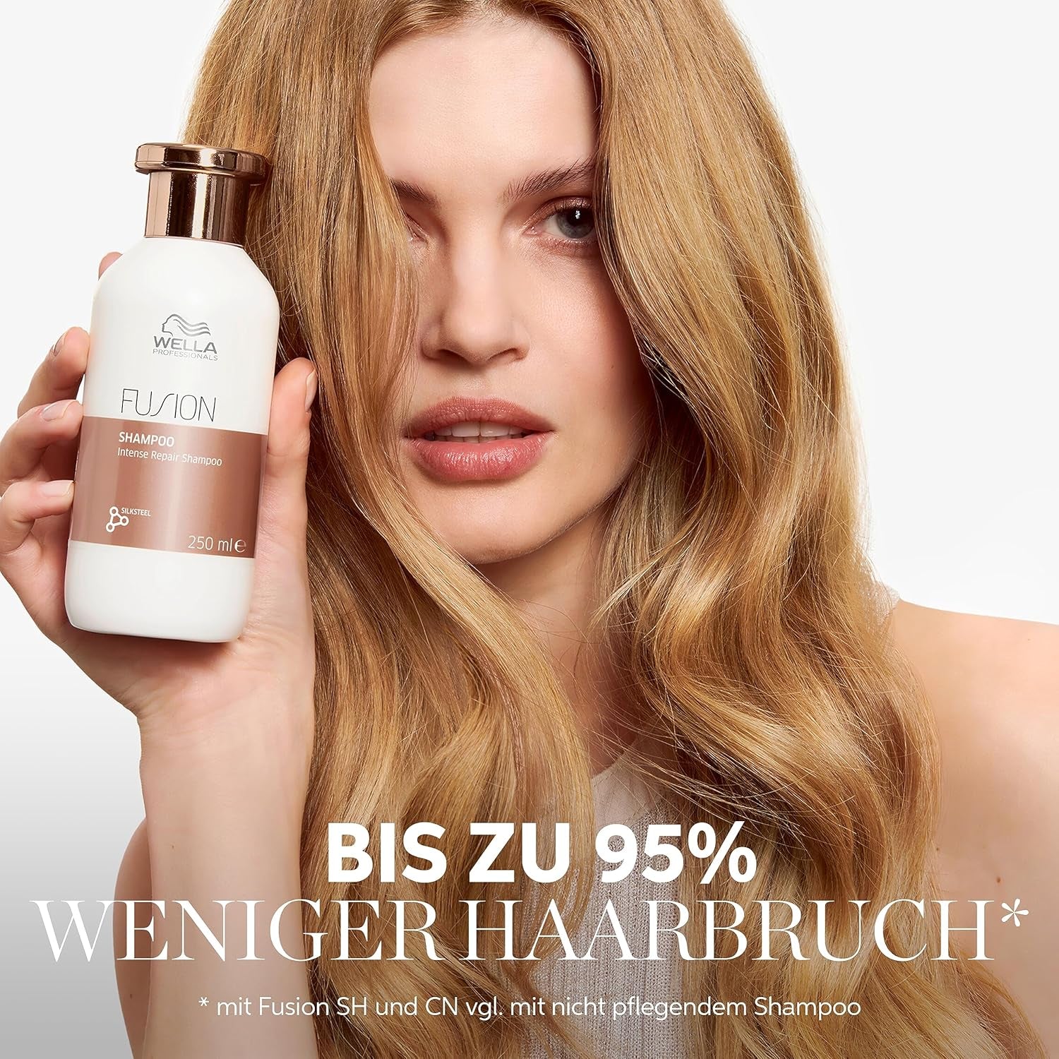 Wella Professionals Fusion Intense Repair - Îngrijire profesională pentru părul rupt Duș și baie Wella