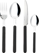 Besteck-Set Delice 16-Teilig Schwarz Bucatarie Naty Shop