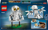 LEGO Harry Potter Hedwig în Privet Drive 4 Set cu bufniță de jucărie pentru copii, figură animal construibilă cu valiza Hogwarts, cadou mic pentru băieți, fete și toți fanii de la 7 ani 76425 Seturi de constructie Besuche den LEGO-Store
