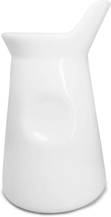 NERTHUS FIH 418 Cană de lapte din porțelan 125 ml, Original, Alb