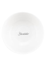 Set de veselă din porțelan Sterntaler, design rustic - Set de veselă cu bază din silicon antiderapantă și detașabilă - Veselă pentru bebeluși și copii cu farfurie, bol de 400 ml și cană de 200 ml, alb