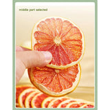 Felii de grapefruit uscate, grapefruit deshidratat, umplere vază, decorațiuni de Crăciun, felii de grapefruit roșu, felii de fructe uscate pentru ceai, fără zahăr adăugat (100g (1 pachet)) Produse deshidratate Naty Shop