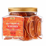 Felii de grapefruit uscate premium 100 g, grapefruit deshidratat, 100% natural, fără aditivi și fără zahăr adăugat. Produse deshidratate Naty Shop Felii de portocale roșii