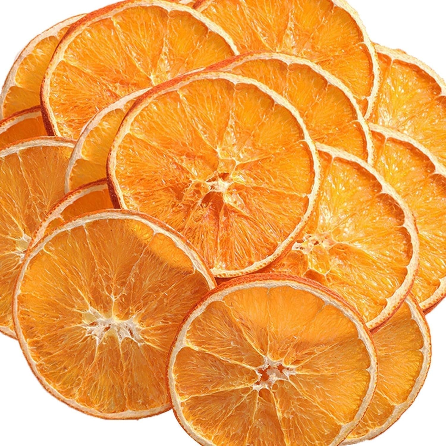 Felii de portocale uscate, 250g Felii de portocale naturale Decorațiuni uscate, felii de portocale deshidratate pentru decorațiuni de Crăciun, coroană de Advent, săpun, felii de fructe Produse deshidratate Naty Shop 250 grame