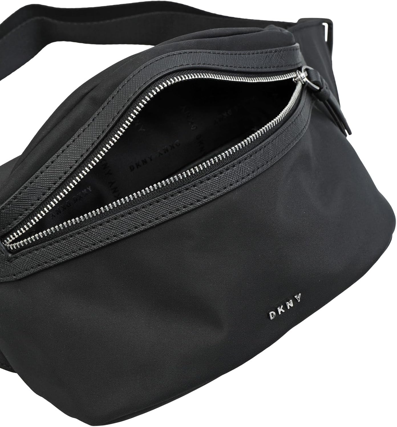 Femeie DKNY R23IEA41-BSV-1 Crossbody, negru/argintiu Genti Femei Naty Shop