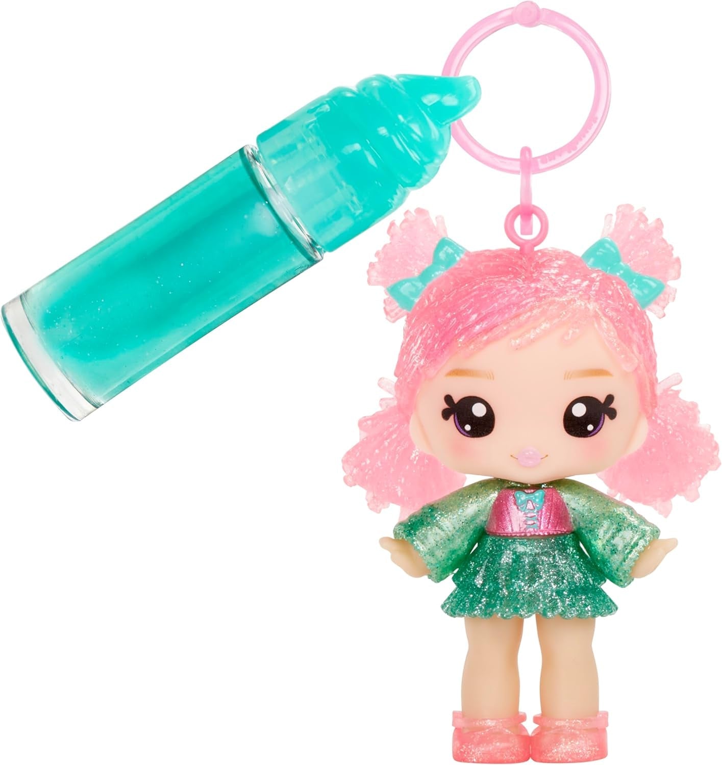 Păpușa Yummiland pentru luciu de buze - Susie Sour Straw - Include set de luciu de buze DIY, Potrivit pentru copii cu vârsta de 4 ani și peste, Seria 2