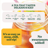 Ahmad Tea – Mango Magic | Ceai negru cu aromă de mango | 20 pliculețe de ceai de 2 g | Pliculețe de ceai cu bandă