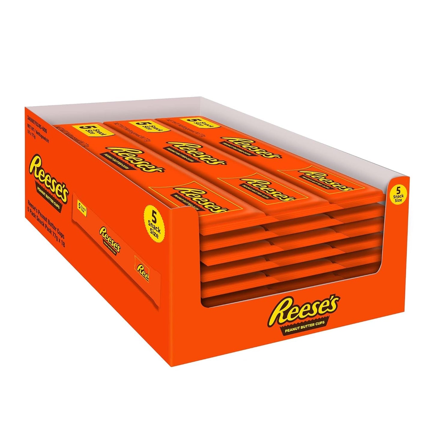 Baton cu unt de arahide și lapte 16 x 90g - Dulce și sărat - Ciocolată umplută cu unt de arahide - aromă subtilă de sărare - perfect pentru a fi împărțit sau gustat - gust legendar