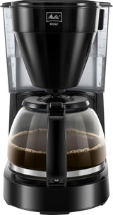 Melitta Easy – Espressor cu filtru și carafă de sticlă, pentru până la 10 cești de cafea, negru