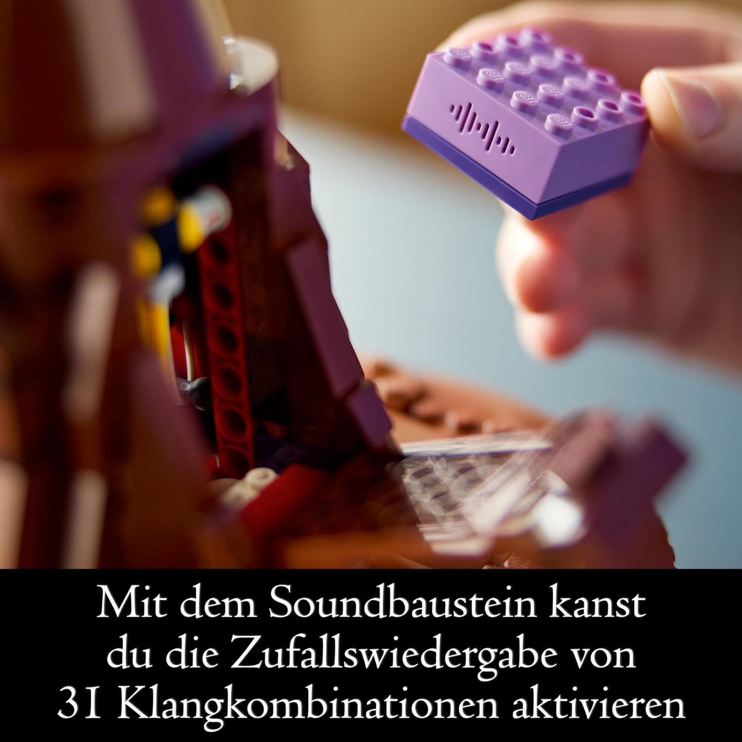 LEGO Harry Potter Pălăria vorbitoare, model Hogwarts pentru adulți, cadou de film pentru femei, bărbați, mamă și tată, cu 31 de combinații de sunete aleatorii, te sortează în casa ta Hogwarts 76429 Seturi de constructie Besuche den LEGO-Store