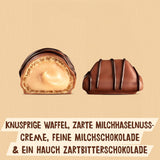 Kinder Bueno Mini – Batoane de ciocolată cu napolitană crocantă, cremă de lapte și alune și ciocolată fină cu lapte – Dulciuri pentru Carnaval – 1 pungă de mini batoane ambalate individual (1 x 108 g)