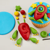 Fondant negru 1 kg - gata de rulat, perfect pentru acoperirea și decorarea prăjiturilor, cupcakes și biscuiților - negru - 1 kg Pasta de zahar Naty Shop