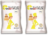 Fondant Yellow Velvet, 250 g Pasta de zahar Naty Shop 250 G (pachet de 2)