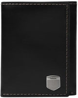 Fossil pentru bărbați Hayes Card Case Bifold Portofel Barbati Naty Shop Negru