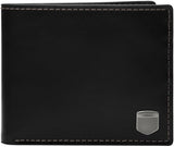Fossil pentru bărbați Hayes Card Case Bifold Portofel Barbati Naty Shop Cerneală neagră