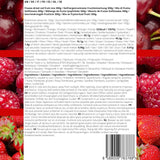 Freeze Dried Fruit Red Fruit Mix | XL 300g Freeze Dried Strawberries Raspberries Sour Cherries Dried Fruit Mix | Freeze Dried Fruit Strawberry Raspberry Sour Cherry | ZingyZoo Produse deshidratate Naty Shop