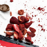 Fructe liofilizate BAM, 40 grame, fructe naturale, deserturi perfecte, aromă bogată (căpșuni) Produse deshidratate Naty Shop