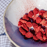 Fructe liofilizate BAM, 40 grame, fructe naturale, deserturi perfecte, aromă bogată (căpșuni) Produse deshidratate Naty Shop