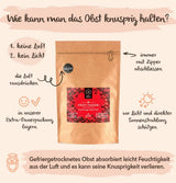 Fructe liofilizate BRIX | Amestec natural de fructe uscate 80 g | Premiul Great Taste pentru fructe uscate | Fără OMG, fără gluten, vegan, vitamine reținute Produse deshidratate Naty Shop