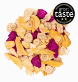 Fructe liofilizate BRIX | Amestec natural, uscat, de fructe tropicale 80 g | Premiul Great Taste pentru fructe uscate | Fără OMG, fără gluten, vegan, vitaminele sunt păstrate Produse deshidratate Naty Shop
