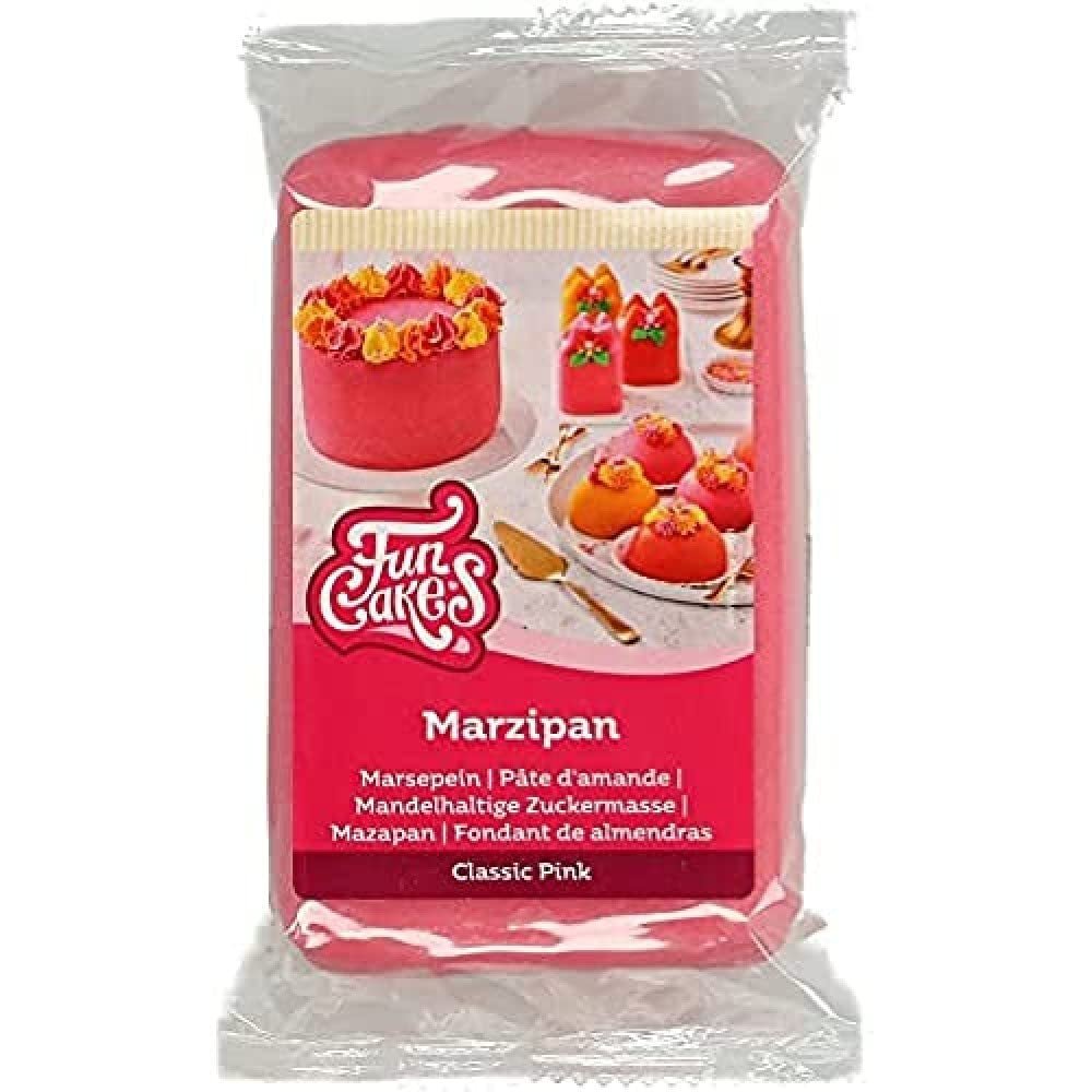 FunCakes pastă de zahăr pe bază de migdale (marțipan olandez) Aqua Blue: ușor de utilizat și neted, perfect pentru decorarea prăjiturilor, halal, kosher și fără gluten, 250 g (pachet de 2) Pasta de zahar Naty Shop 20X20 Cm Marțipan